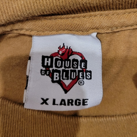 Vintage HOUSE OF BLUES 'ORLANDO' GRAPHIC T-SHIRT - X Large - Picture 4 of 6